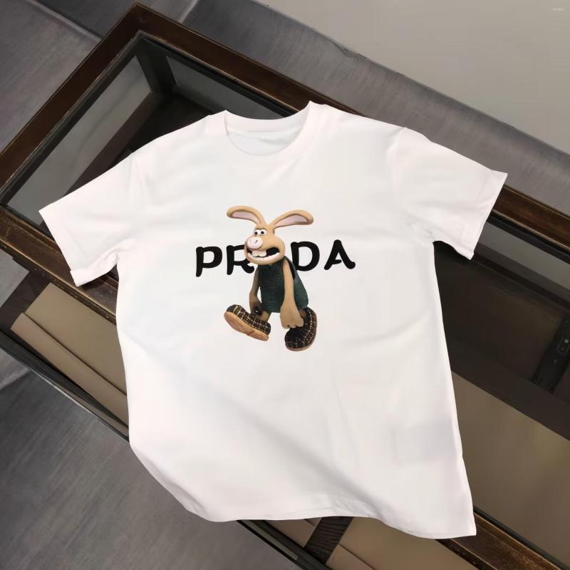 

Men' T Shirts Summer Designer Shirt Couple T-shirt Rabbit Print Men' And Women' Luxury Tops Fashion Sports Top, Black