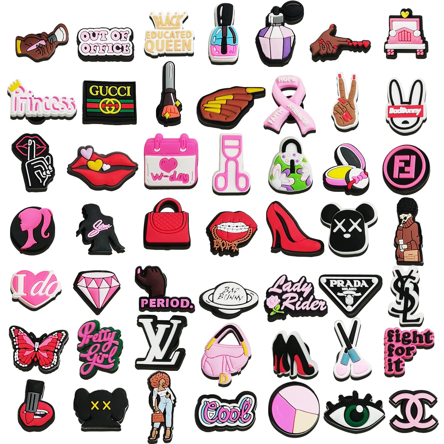 

Charms Designer Croc Women Girls Aesthetic Shoe For Clog Slides Sandals Pink Party Favor Drop Delivery Otisu