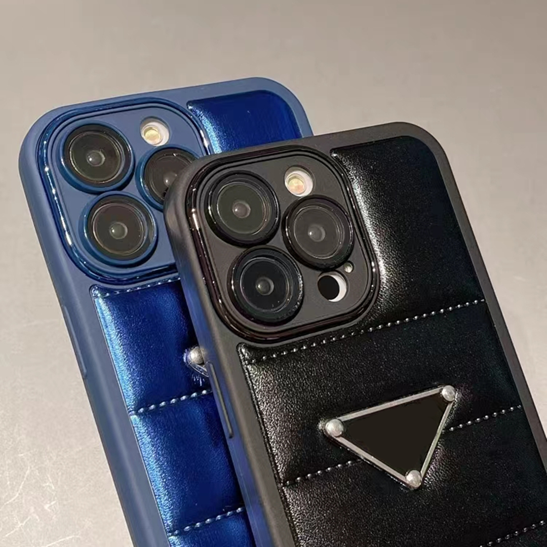 

Designer Leather Phone Cases For iPhone 14 13 12 11 Pro Max 14Pro 14ProMax 13Pro New Colorful Down Jacket Airbag Protection Mobile Back Cover Cellphone case 052201, Customized(please consult me)