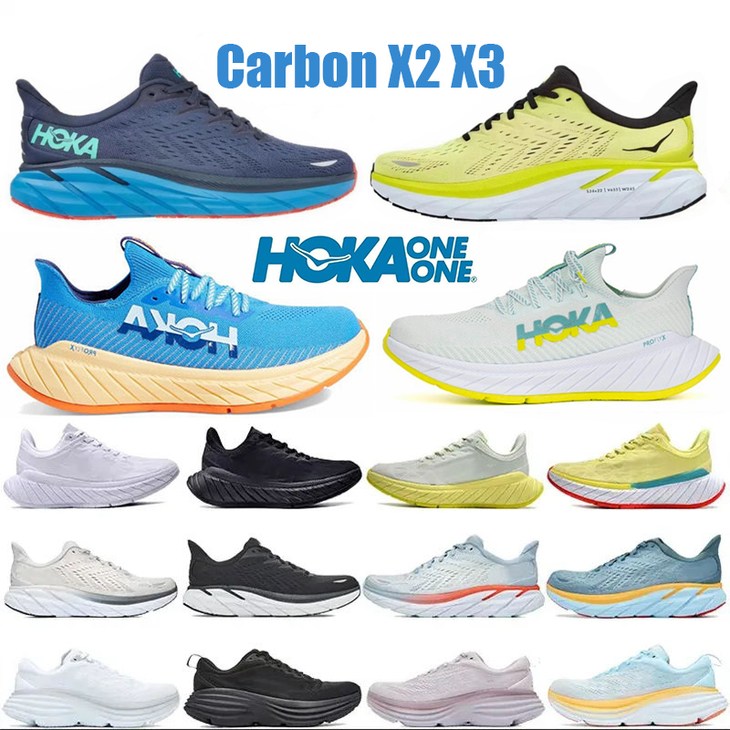 

2023 hoka one one Running shoes hokas Carbon X2 X3 Outdoor men women bondi 8 clifton 9 Cushioning Long Distance Runner Shoes Mens Womens Lifestyle 36-45, C8-31#36-41