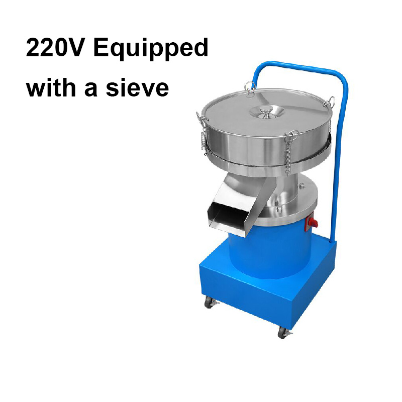 

Commercial Vibrating Sifter Flour Soy Milk Filter Stainless Steel Screening Machine Electric Sieve 220V/380V With Cover