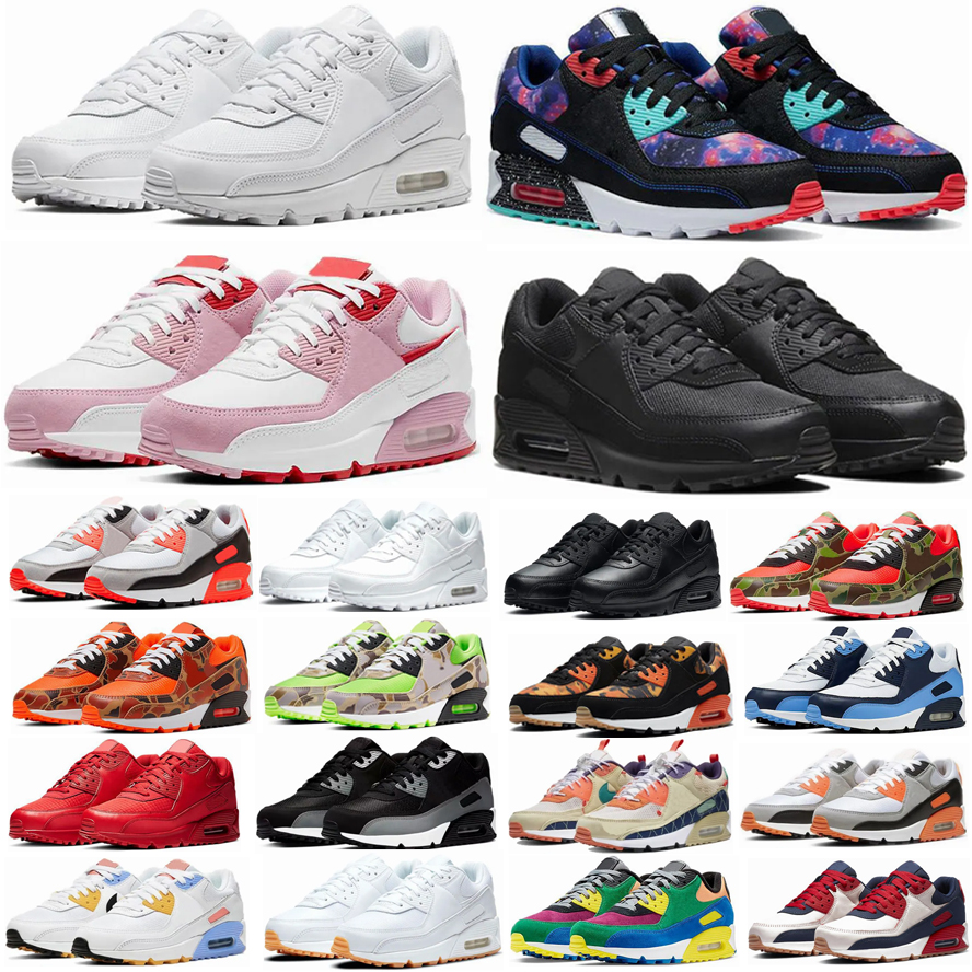 

max 90 90s Men Women Running shoes OG MAX 90S designer Black Light Brown White Cool Grey Lucha Libre Wolf Grey Bred Obsidian UNC Trail Team Gold men trainers Sneakers, 42 36-45