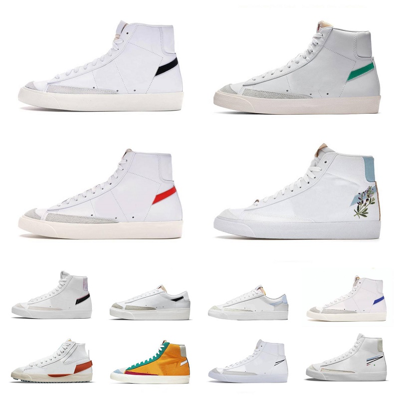 

Blazer Mid 77 casual shOes mens women sneakers 77s Vintage White Black Indigo Have A Good Game Wolf Grey University Blue Varsity Red Pomegranate outdoor sports 36-45, Shoe lace