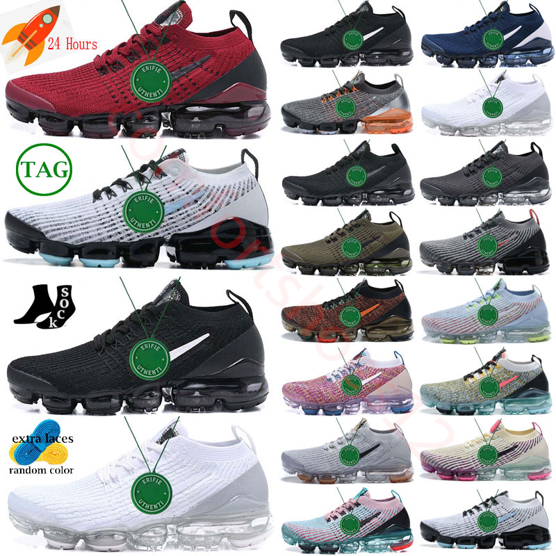 

Vapores Running Shoes Black Speckled Fly knit Monochrome White Metallic Silver Flash Crimson Midnight Fog Obsidian Blue Smoke Grey Multi Oreo Light Dew Sneakers, Color # 26