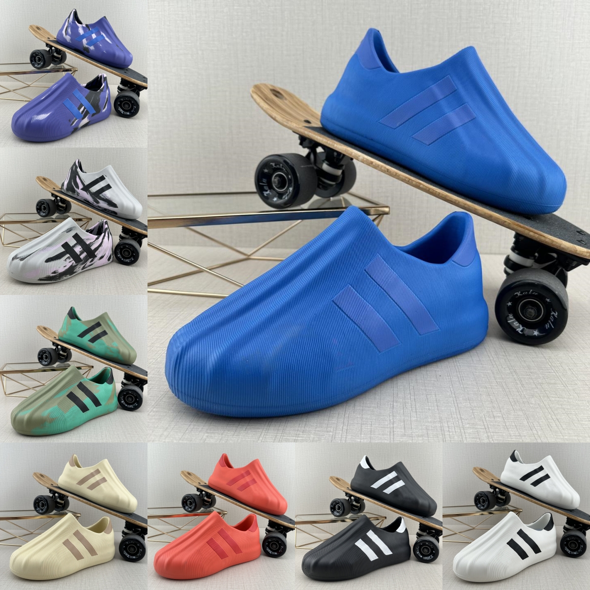 

Designer Adifom Shoes Colour White Black Running shoes for men women Fashion Classic Shell Head slip on clogs Sneakers Couple Skate Shoe Onyx Restock shoessize 36-45, Colour# 2