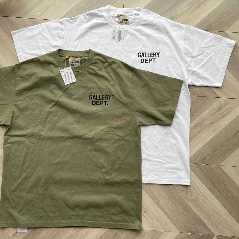 

Fashion Designer Clothing Tees Rock Tshirt Galleryes Depts Basic English Short Sleeve Hallwood Limited Loose Army Green T-shirt Casual Streetwear Vintage Hip hop, White