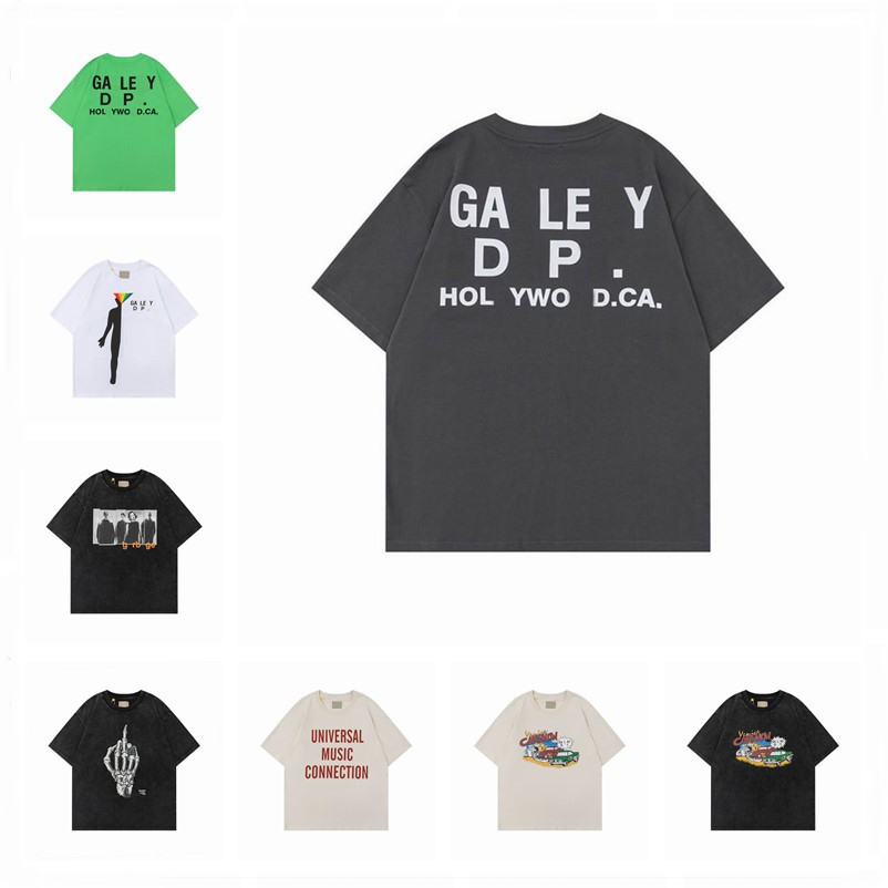 

2023 Galleryse Mens T Shirts Depts Designer Classic T-shirts Black Grey Short Sweater Galleryes Cottons Depts Casual Embossed Letter Pattern Tees Men Tshirts, Not sold separately