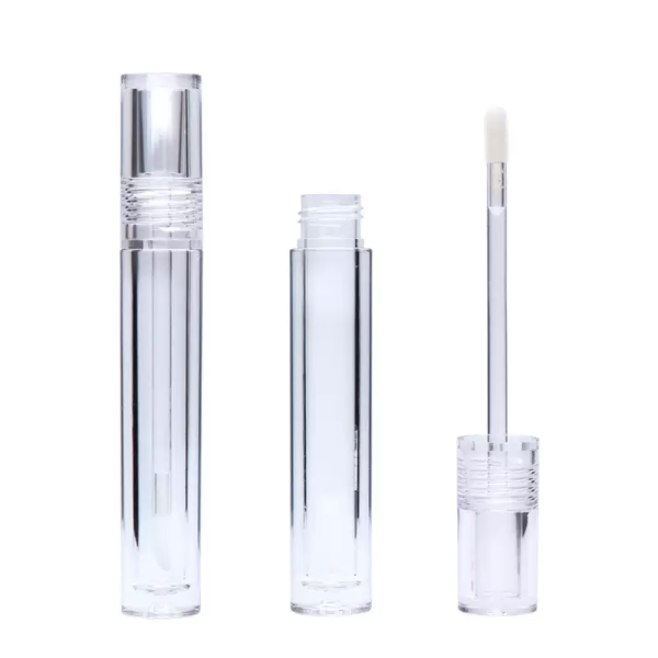 DIY Lip Gloss Tubes Bottle Empty 7.8ML Lipgloss Tube Round Transparent Packing Bottles With Wand Empty Clear