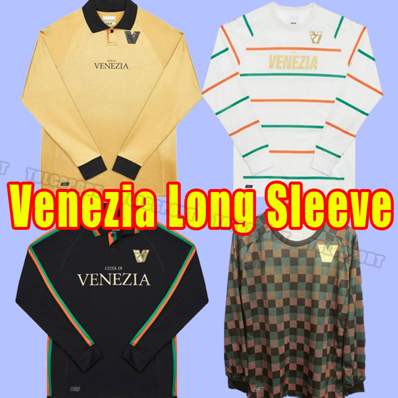 

Long sleeve 22 23 Venezia FC Soccer Jerseys ARAMU FORTE Venice 2022 2023 BUSIO 27# Football Shirts Adukt Kit Uniform men training suit home away third