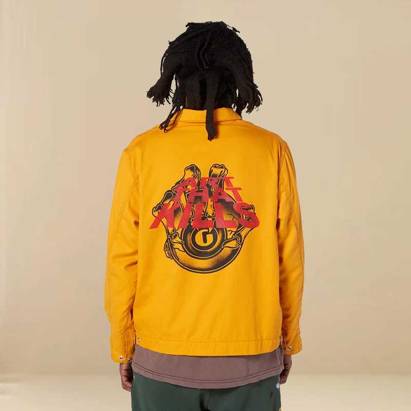 

Fashion Designer Clothing Galleryes Depts Casual Coats Eyeball English Letter Foundation Khardt Base Plate Coach Zipper Jacket Fashion Brand Vibe Male Rock Hip hop, Shipping fee