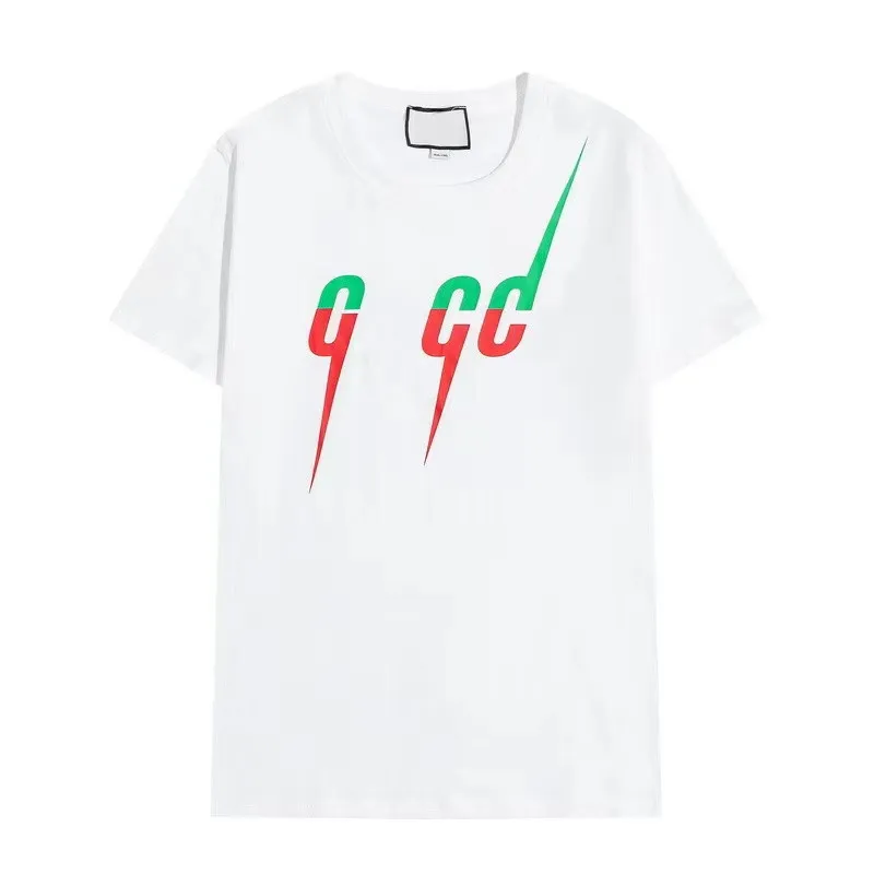 

t shirt men designer t shirt Cotton Round Print White high Cotton loose trend Printing quick drying anti wrinkle short sleeve male clothing, Multiple options