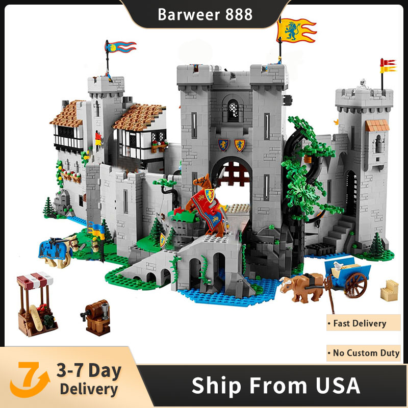 

Creative Block Model Lion King's Castle 4514PCS Building Blocks Bricks Assembly Toys Kids Christmas Gift Set Compatible With 10305