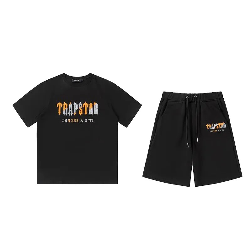 

designer Men's T-Shirts Brand TRAPSTAR Men's Clothing T-shirt Tracksuit Sets Harajuku Tops Tee Funny Hip Hop Color T Shirt Beach Casual Shorts