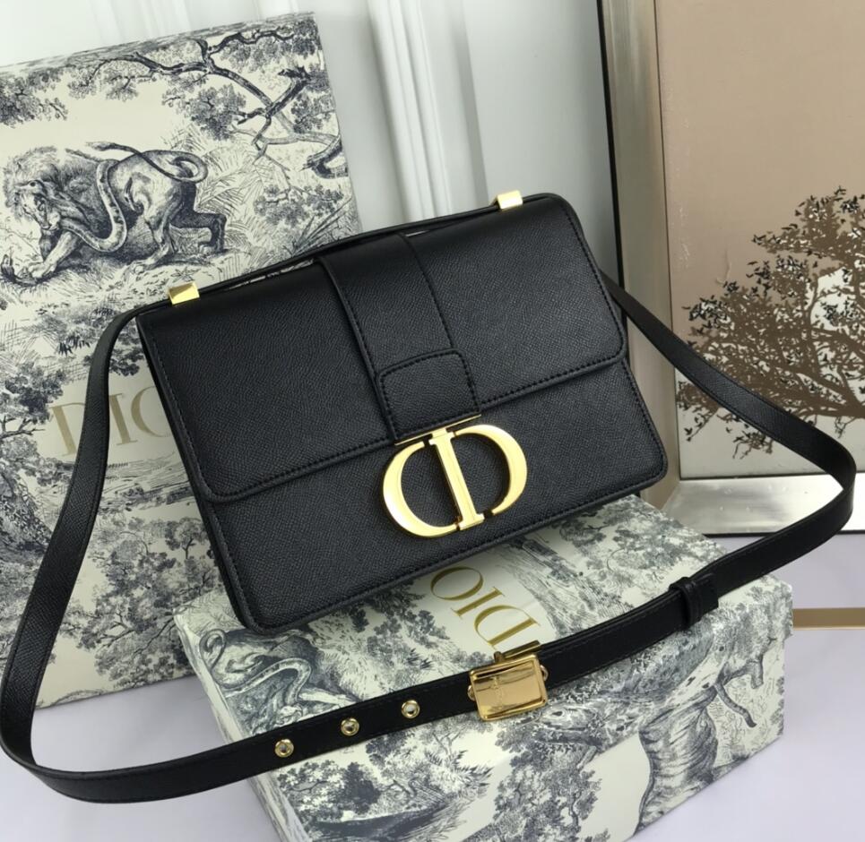 Dior Quality Classic Montaigne Shoulder Bag Luxury Designer Square Women's MONTAIGNE Handbag Gift Crossbody Bag Travel Hand-image-861850478