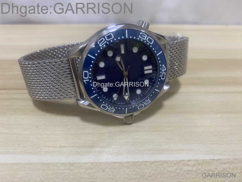 

42mm Mens Watches Automatic Movement 60th Anniversary men's designer Wristwatches Stainless Steel NATO limited James bond-007 Bracelect Montre De Fashion Reloj