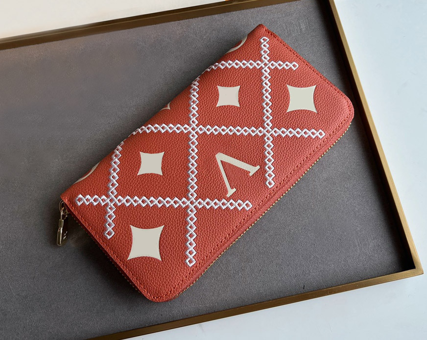 

Designer women wallets luxury Zippy purses flowers letters Vernis card holder ladies fashion long slim zipper money clutch bags with box high-quality, 81141#monogrames