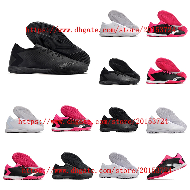 

2023 soccer shoes arrival mens cleats PREDATOR ACCURACY.3 LOW TF IC Indoor football boots 39-45, As picture 4