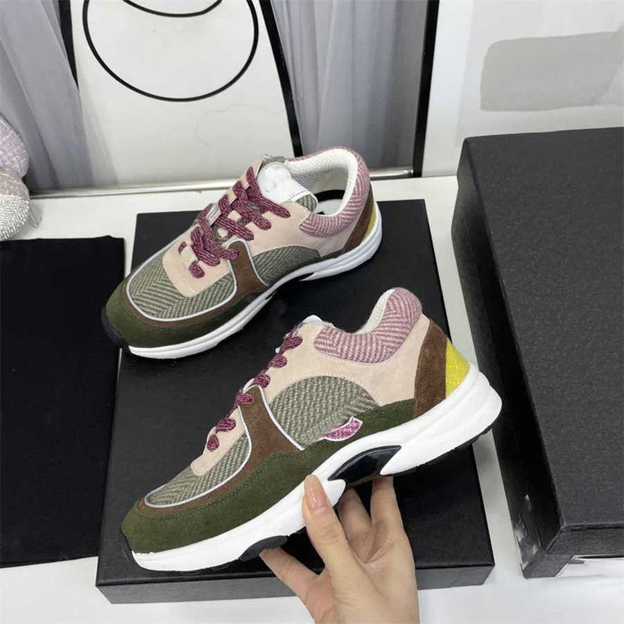 

Bicycle shoes Luxury Designer Running Shoes Channel Sneakers Women Lace-Up Sports Shoe Casual Trainers Classic Sneaker Woman Ccity ghhgfgd