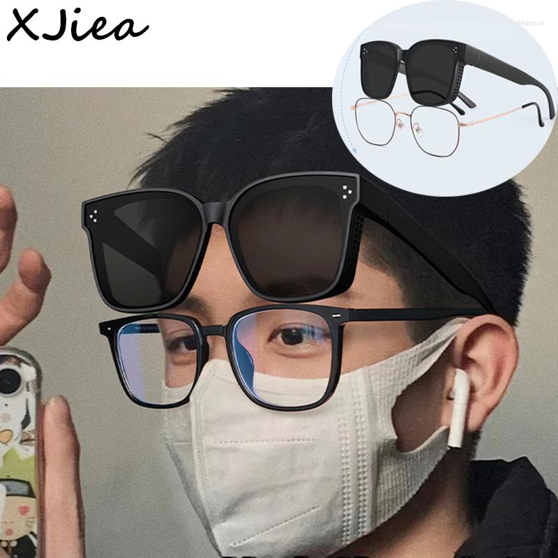 

Sunglasses XJiea Polarized Men Women Wear Over Myopia Prescription Glasses Fashion Designer Outdoor Fishing Driving Goggles