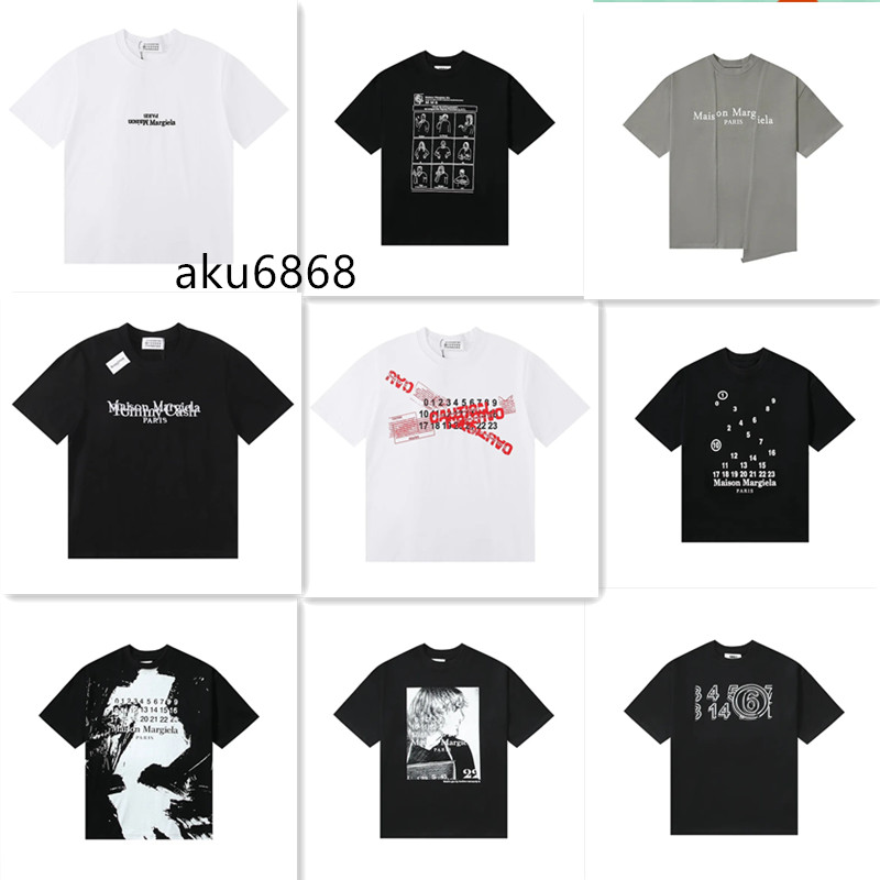 

Maison Margiela T shirt Men T shirts Causal printing Designer T-shirt Breathable Cotton Margiela Short Sleeve US Size S-XL high quality, Size chart