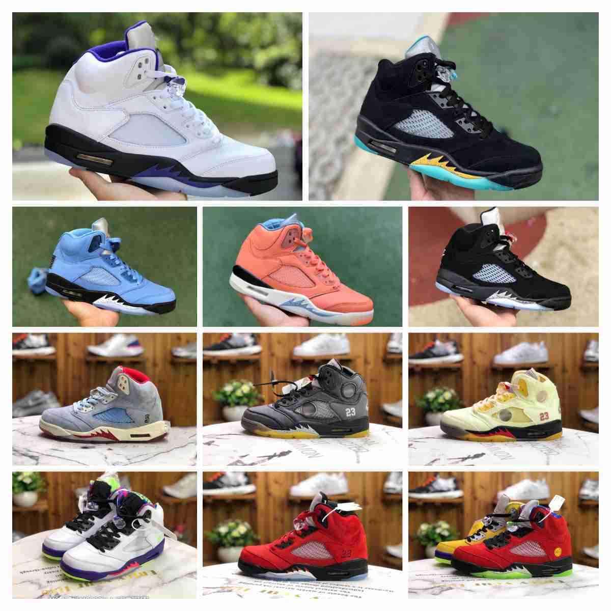 

Jumpman 5 Retro Basketball Shoes Men Aqua UNC 5s Green Bean Dark Crimson Racer Blue Raging Bull Red Suede Jade Horizon Sail What The Easter Mens Trainers Sport Sneakers, Size consultation seller
