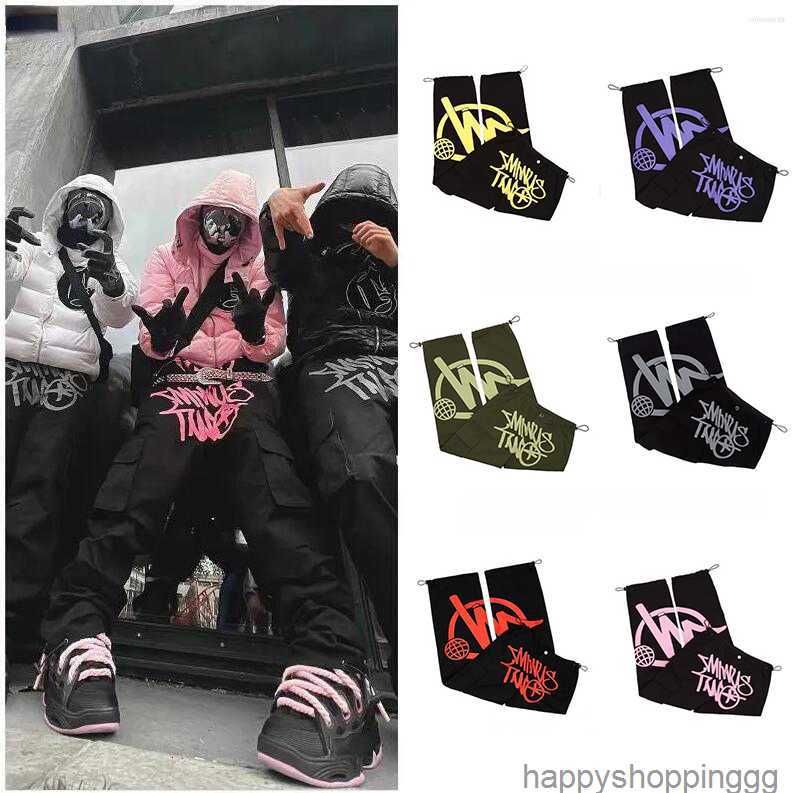 

Mens Pants Minus Two Cargo Harajuku Casual Loose Punk Rock Straight Wide Leg Trouser Streetwear Y2K Pant Retro Street Trend Overalls minustwos, 10