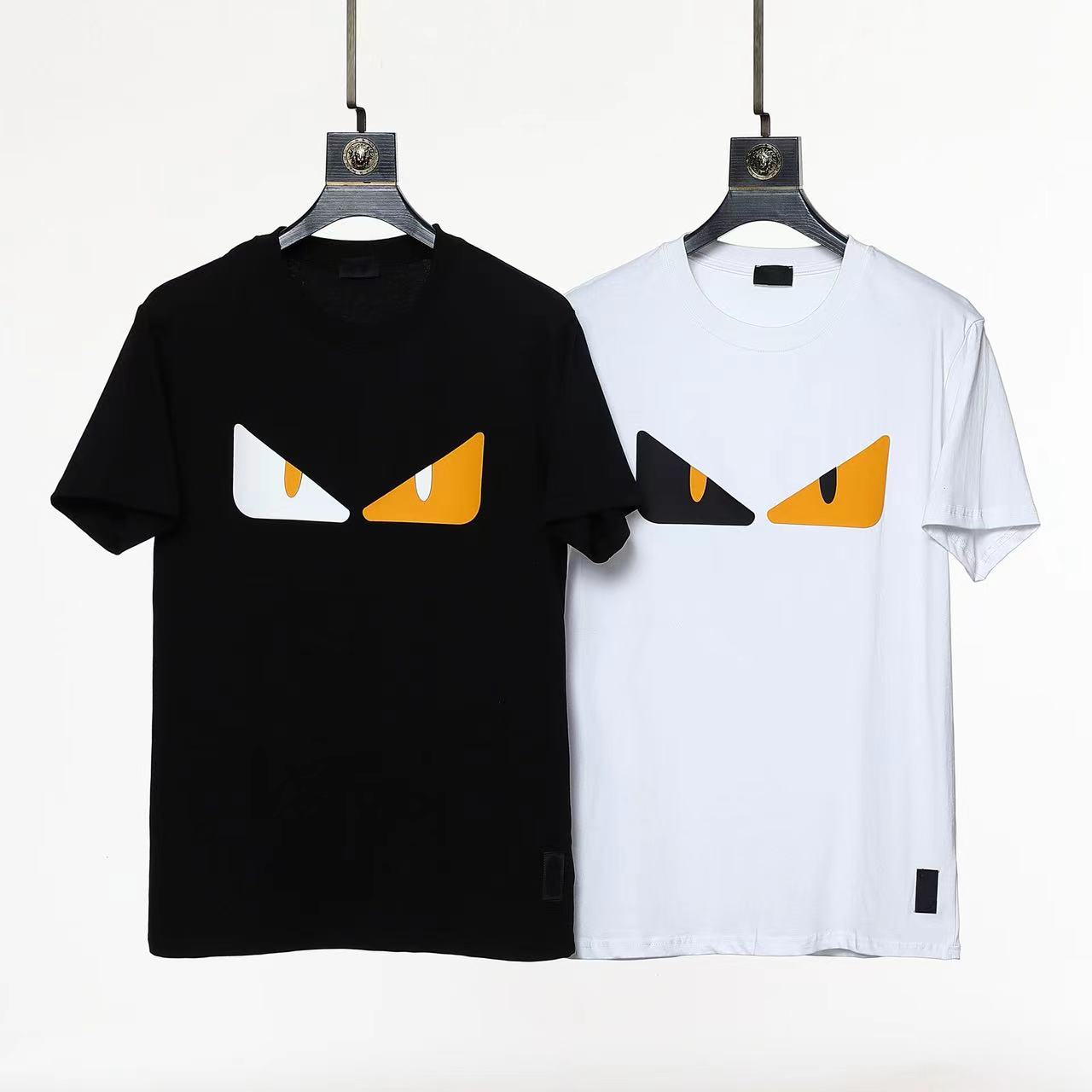 

Mens T shirt Boutique Designer Short Sleeved Small Monster Pattern Printed Loose Trend Pullover Casual Street For Both Men And Women