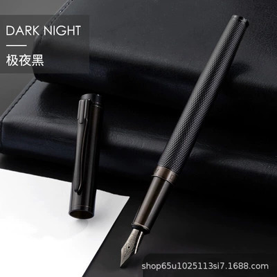 

Fountain Pens Luxury High Quality Ink Nib Pen Business Writing Signing Calligraphy ink Office Supplies 230217, Red