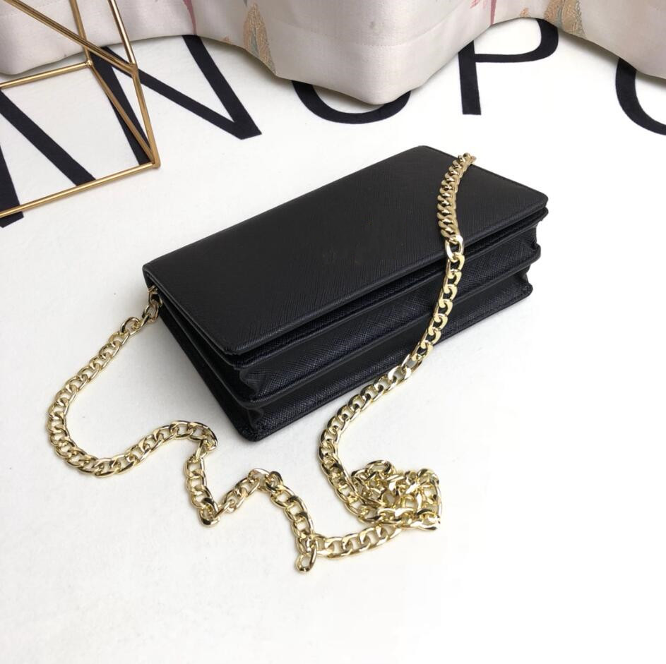 

Woman Bag clutch Shoulder bags Women Handbag Purse genuine leather original box messenger cross body, 0821 black