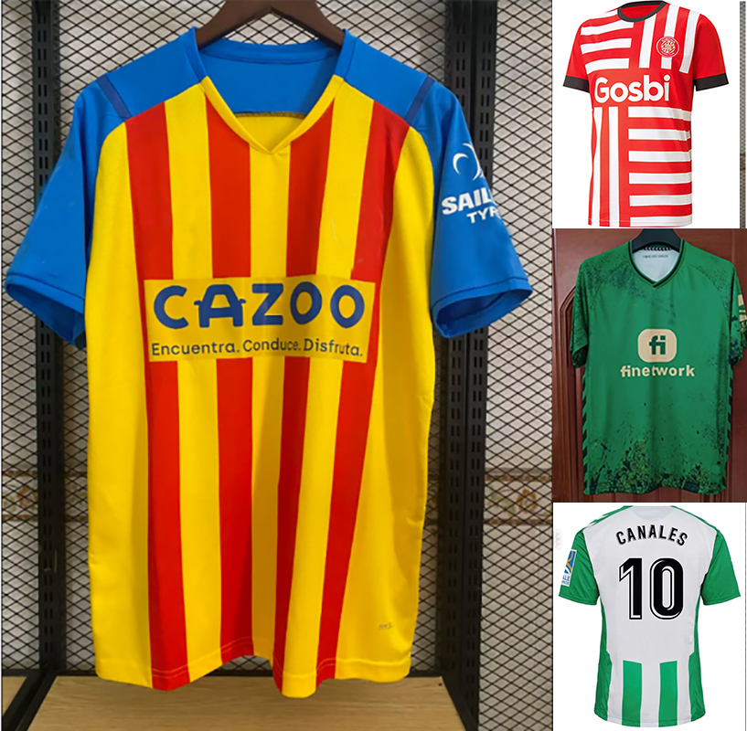 

22 23 Girona soccer jerseys CAVANI C.SOLER vAleNciAs GOMEZ camisetas de futbol rEaL 2023 bEtis home away JOAQUIN FEKIR football shir B.IGLESIAS CANALES maillots foot, Real bt 22-23 3rd