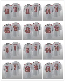 Football Jersey Mike Evans Lavonte David Brown Tom Brady Julio Jones Leonard Fournette ``Bay``Buccaneers``Men Atmosphere Fashion