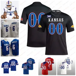 Luke Grimm Jersey Rich Miller Kansas Jayhawks Football Jersey 2 Jacobee Bryant 17 Jason Bean 25 Dylan Mcduffie 89 Mason Fairchild