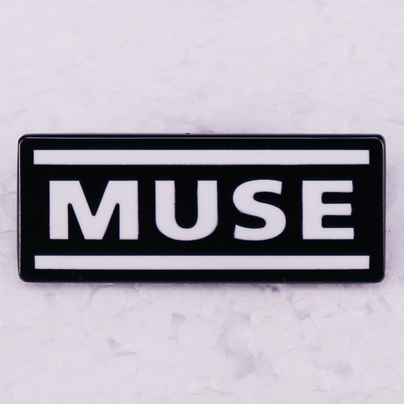 

Muse Band Rock Band brooch Cute Anime Movies Games Hard Enamel Pins Collect Metal Cartoon Brooch Backpack Hat Bag Collar Lapel Badges, As picture