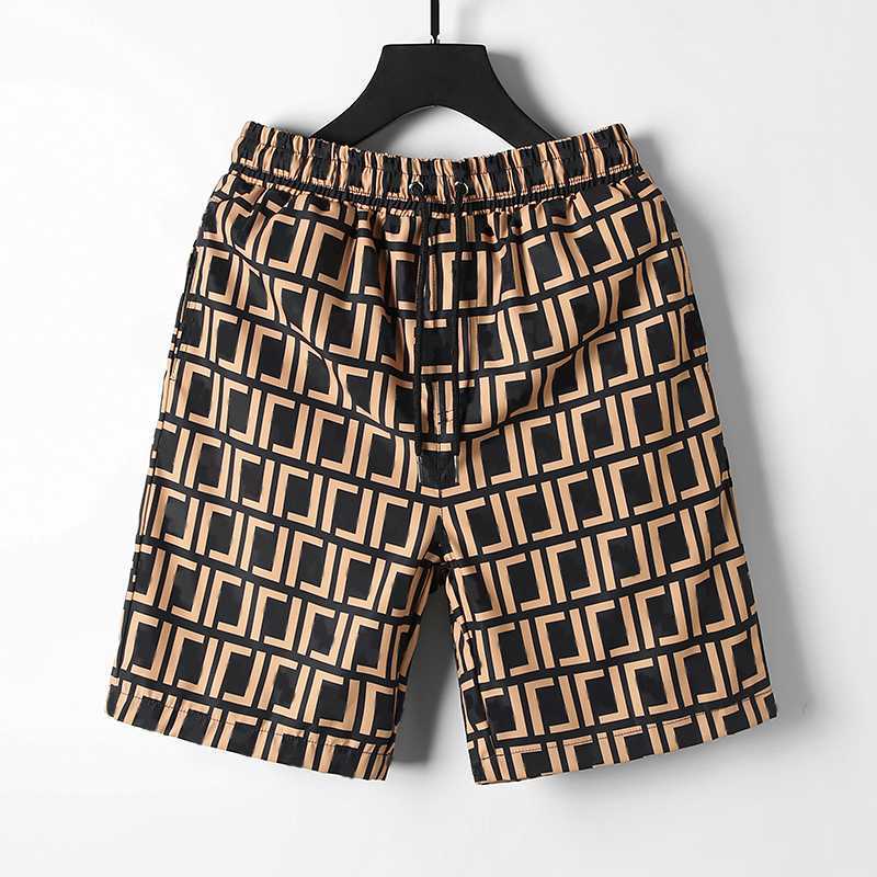 

2023 New Beach Casual Shorts Made of Acrylic Quick-drying Fabric Traditional Classic Plaid Pattern with Letter Printing Casual and Atmosphere M-3xl