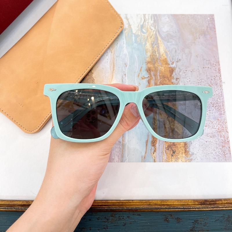 

Sunglasses Vintage Fashion JACQUES HERBIE Retro Square Design Jazz Art Style Thick Acetate TAC Lens Women Man High Quality