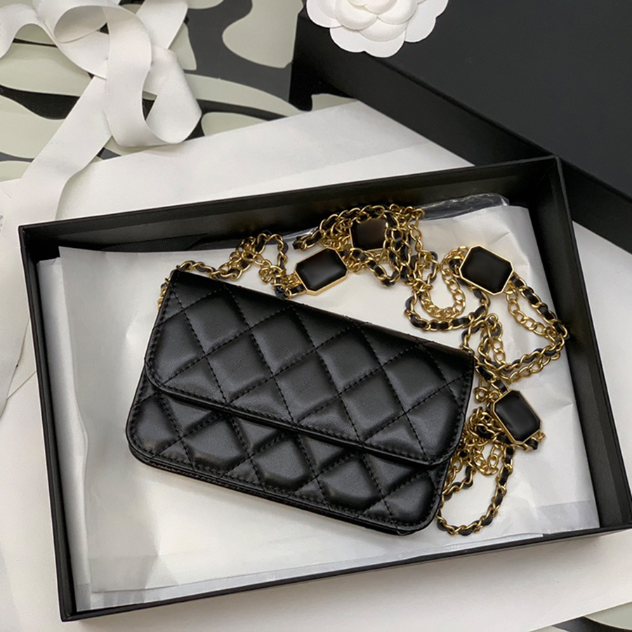 

Designer Crossbody bag Luxury Shoulder bag Genuine leather Handbag 15.2CM Delicate knockoff Flap bag With Box YC143