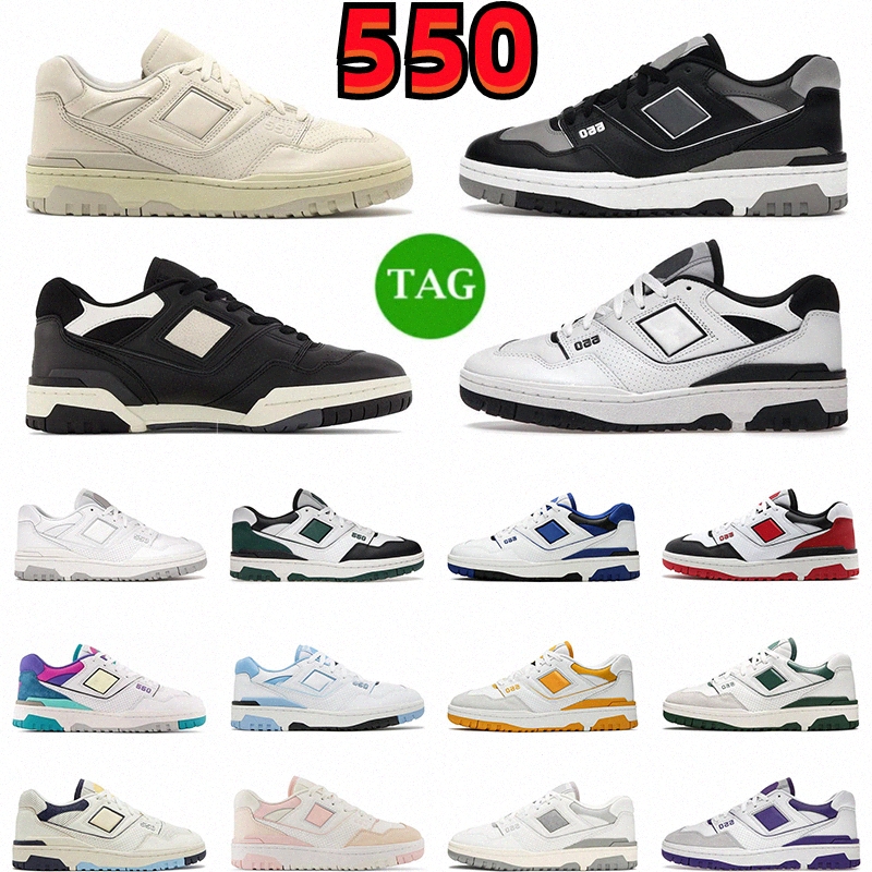 

Designers Casual Shoes Men Women nb 550 White Green Grey Panda Shadow Sea Salt Black Shoe Mens Womens Outdoor Sports Trainers Sneakers new balances, 40-45