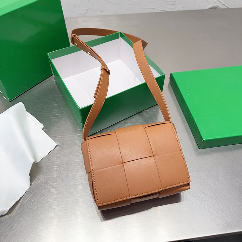 

Designer Quilted Purse Black Handbag Soft Leather Women's Mini Tofu Flap Bag Adjustable Shoulder Strap 16.5cm, #4