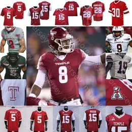 Temple Owls Football Jersey NCAA College Quincy Roche Jager Gardner Branden Mack Isaiah Wright Williams Mesday Armstead Bryant Dogbe matakev