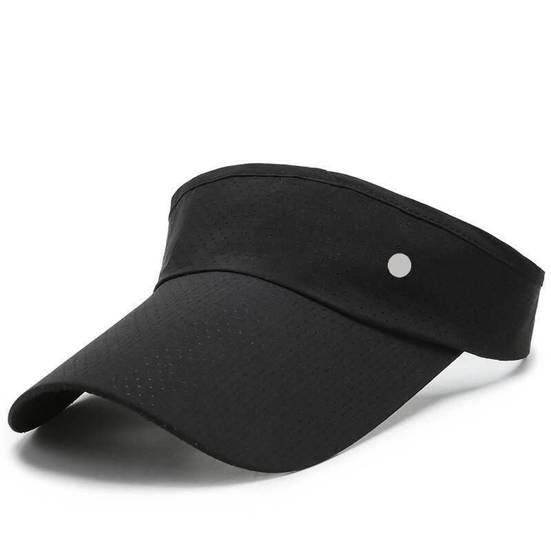 

LL Yoga Snapbacks Sports Cap Ladies Adjustable Headband Sports Sun Visor Running Tennis Beach Hat Outdoor Caps, Red