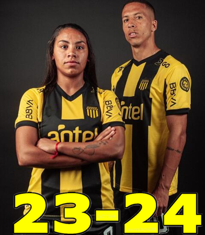 

23 24 Penarol F. TORRES Mens Soccer Jerseys 2023 131st Anniversary Penarol RODRIGUEZ 2024 Home Yellow Black Away Grey Football Shirt Short Sleeve Uniforms, 130th