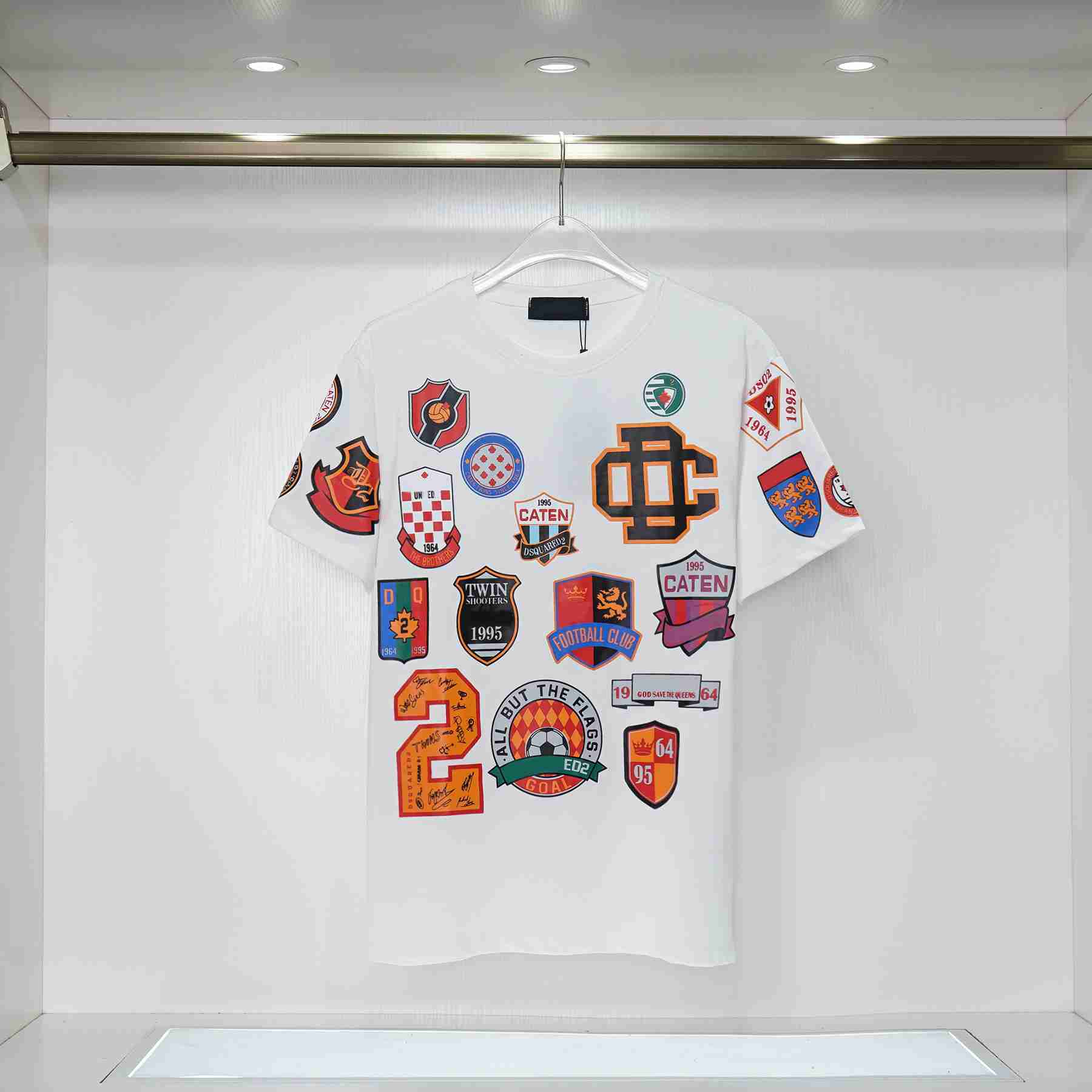

2023 New Men's T-shirts Designer Casual Men's T-shirt Chest Colorful Letter Printing Short Sleeve Luxury Men's European Size Top S-xxl, 10