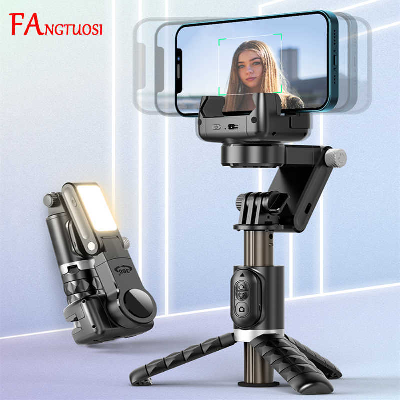 Tripods 360 Rotation Following shooting Mode Gimbal Stabilizer Selfie Stick Tripod gimbal For iPhone Phone Smartphone live photography L260524M69-image-862075255