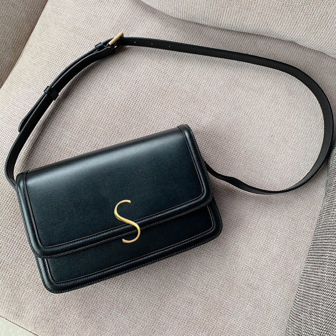 

Womens solferino bag luxury 2 size yslity saddle handbag tote bags wallet Genuine Leather pochette clutch travel bag mens Crossbody toiletry designer Shoulder bag, Brown
