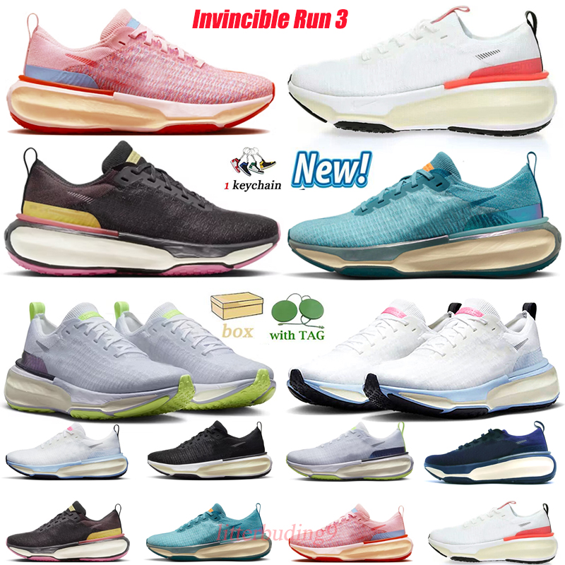 

2023 Invincible Run 3 running shoes Zooms vaporfly black White Pink Deep Blue Earth Pink Spell Blue Tint Green outdoor joggers Zoomx trainers sports sneakers, Noise aqua green
