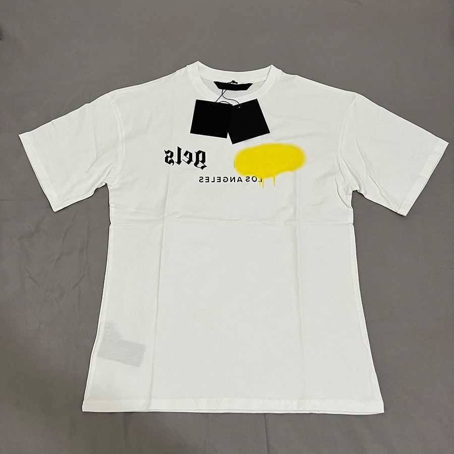 

palm Designer of luxury angels T-shirt brand t shirt Clothing spray letter short sleeve spring summer tide men and women tee NEW2022, 12