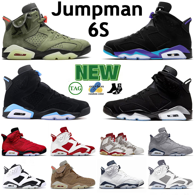 

Athletic & Outdoor wholesale top mens womens basketball shoe jmpman 6s Cactus Jack Oreo Toro Aqua Midnight Navy Metallic Silver sports sneakers designer big size:36-47, 40-47 bordeaux
