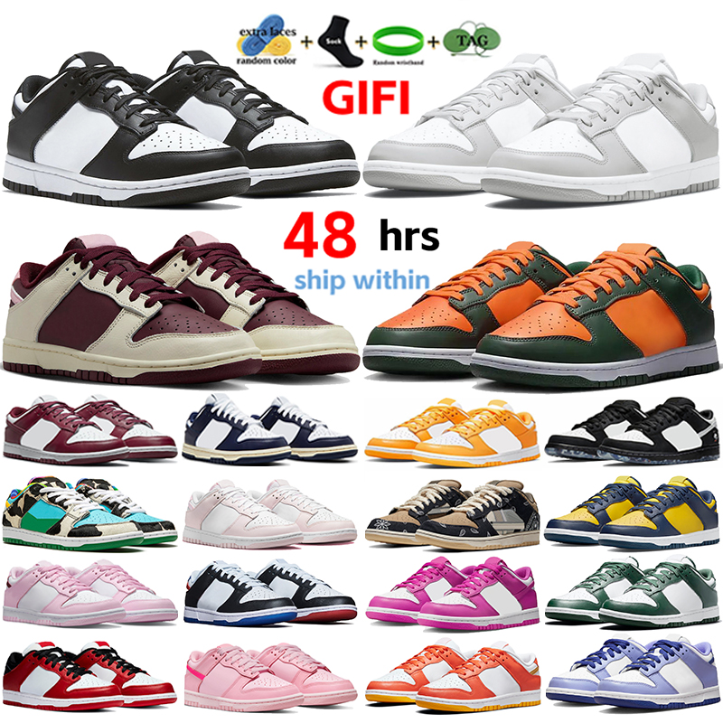 

With Box Mens low Running shoes White Black Panda active fuchsia QS Argon Valentine's Day Miami UNC chunky TS Cactus yellow navy SB womens designer sneakers Trainers, 18 36-39 easter
