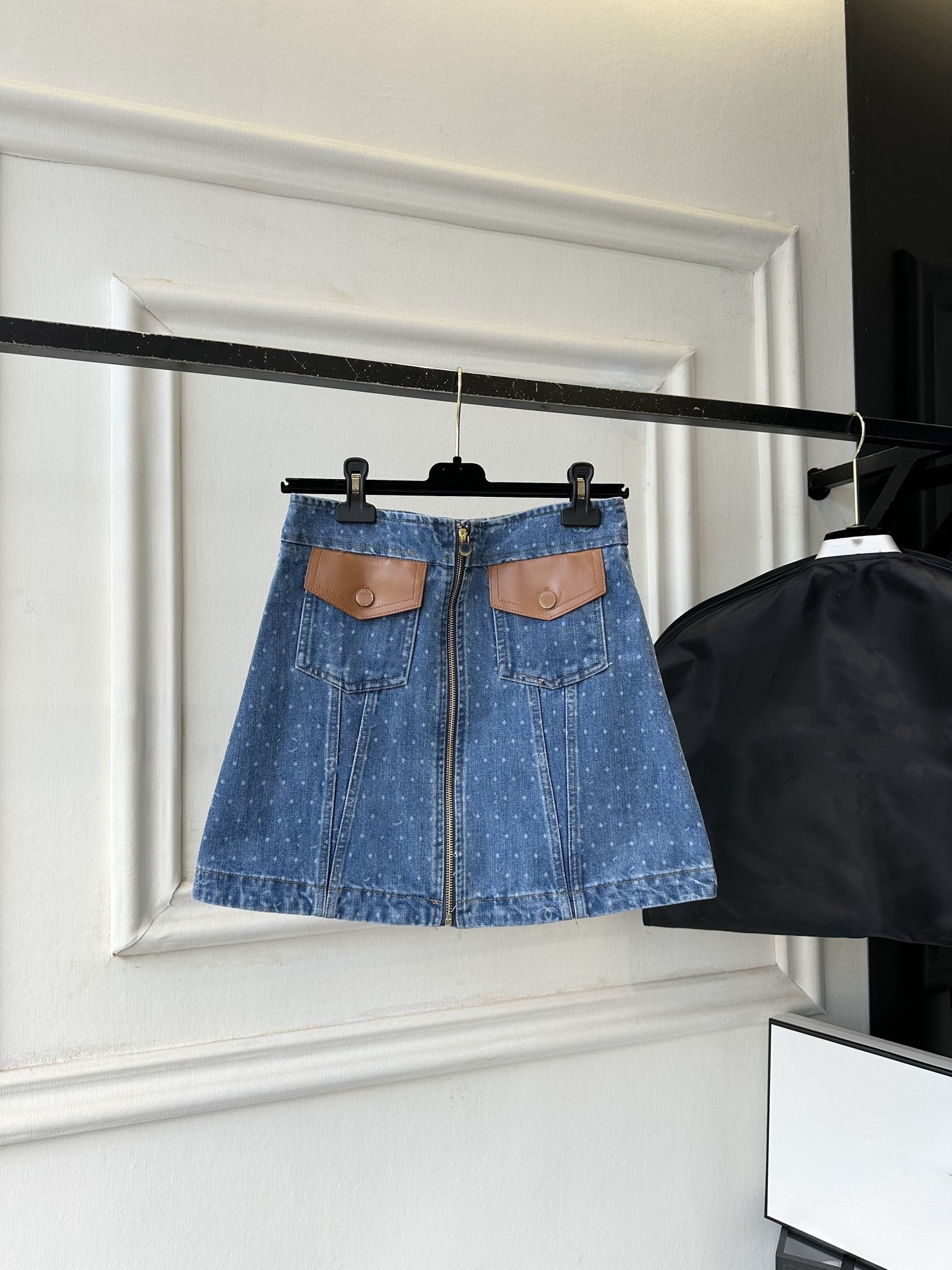 2023 Summer Autumn Fashionable Milan Designer Skirts Fashion A Skirts Women Brand Same Style Sundress 0427-18