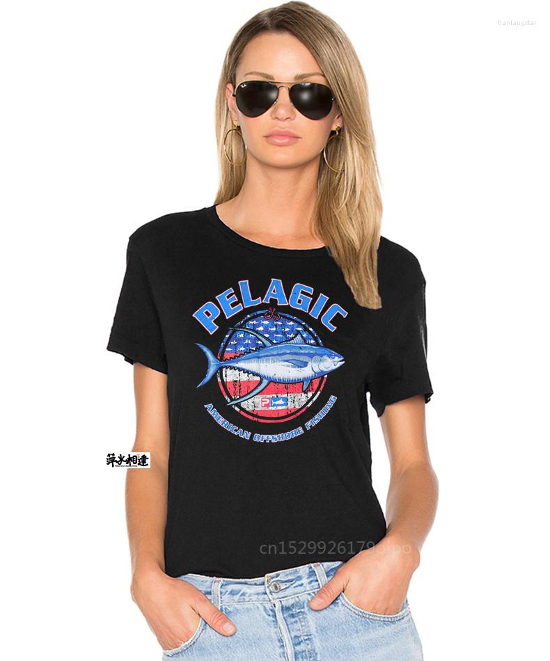 

Men's T Shirts Pelagic Mens XL Shirt American Offshore Fishing Swordfish Logo T-Shirt Fish, White(women)